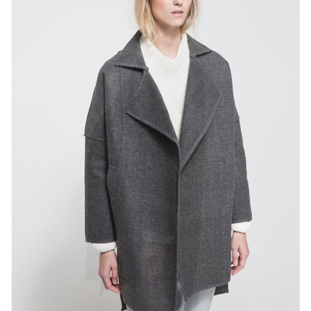 C/MEO Collective Gray Oversized Coat